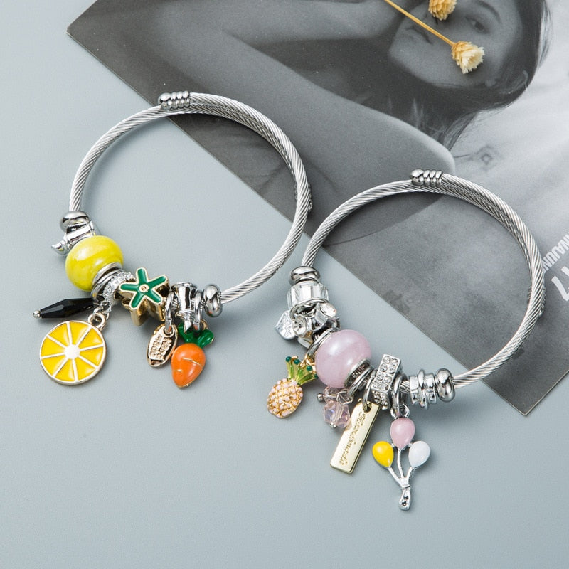 Evil Eye Love Bracelet | Evil Eye Bracelet | WHITE PEARL