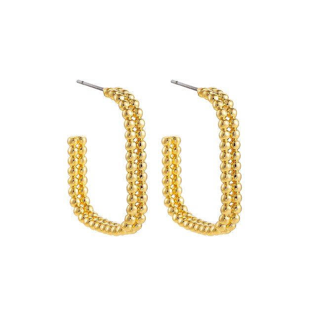Hollow Star Earrings | Big Star Earrings | WHITE PEARL